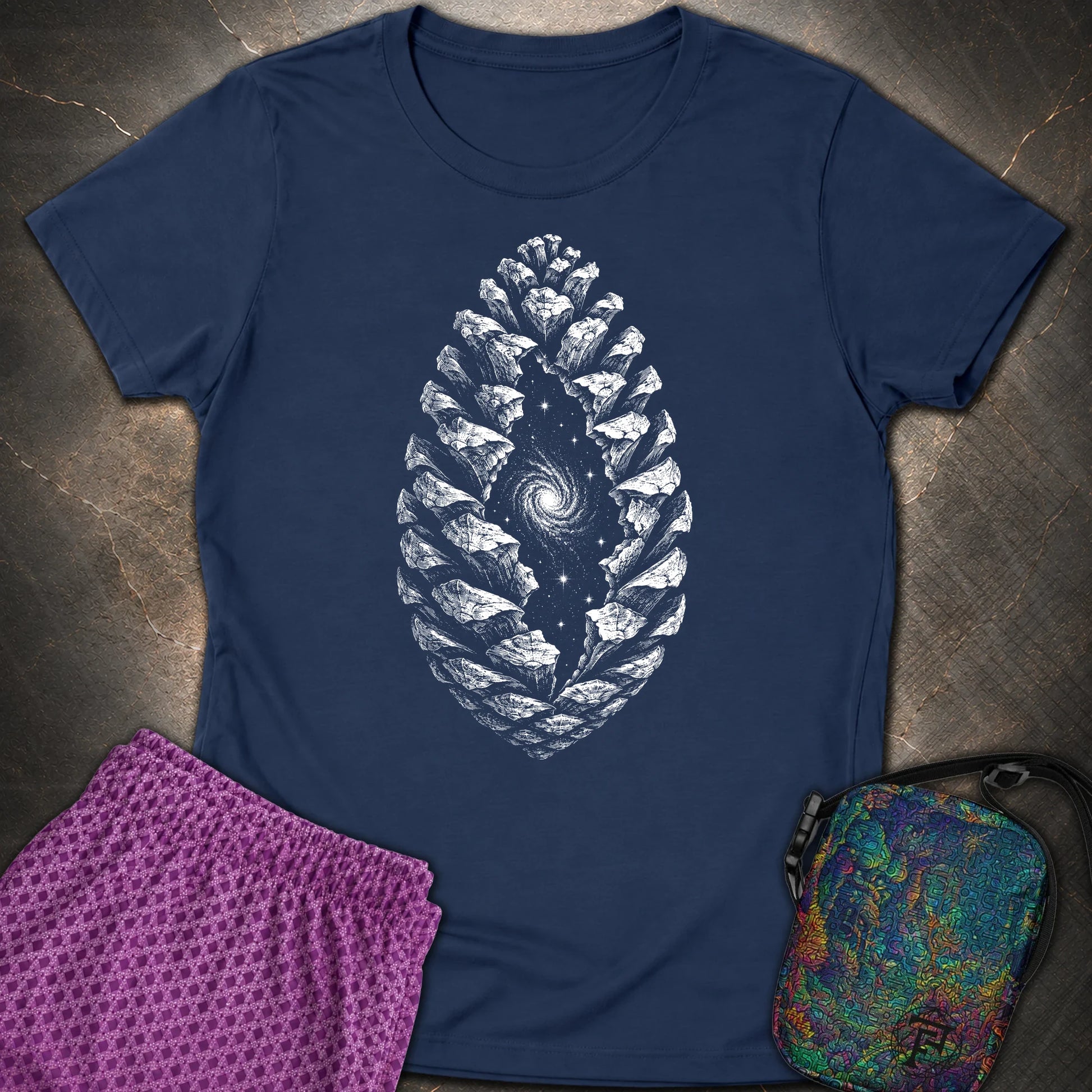 Seed of the Infinite - Seed of the Infinite Womens T-Shirt - Navy
