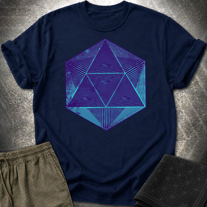 Space Octahedron T-Shirt - Space Octahedron T-Shirt - Navy