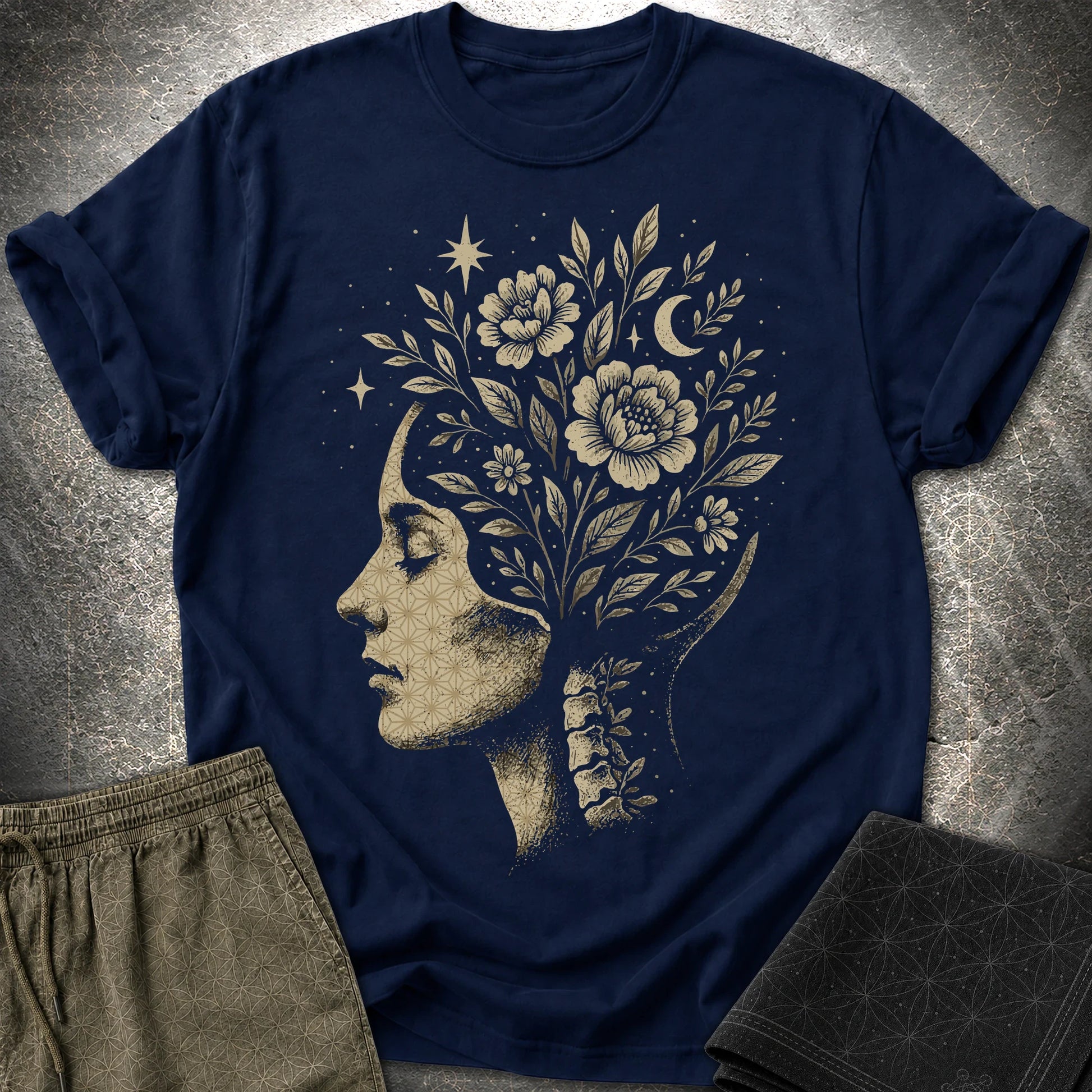 Inner Garden T-Shirt - Inner Garden T-Shirt - Navy