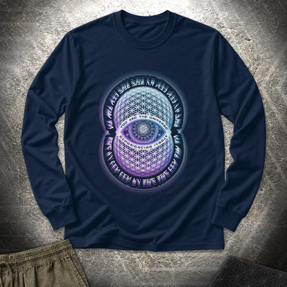 Alan Watts You Are The Universe - Alan Watts You Are The Universe Long Sleeve Shirt - Navy