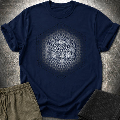 Organic Cube T-Shirt - Organic Cube T-Shirt - Navy