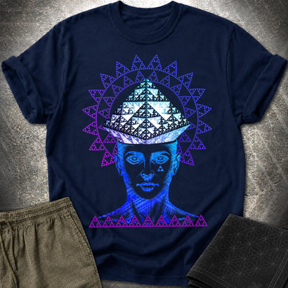 Infinite Fractal Mind T-Shirt - Infinite Fractal Mind T-Shirt - Navy
