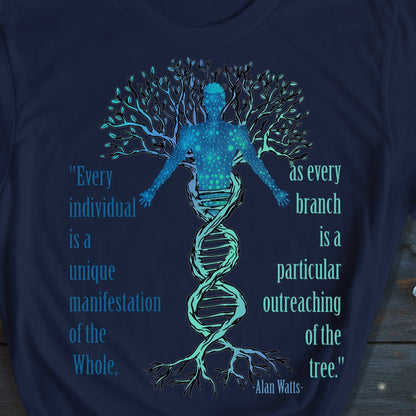 Alan Watts Dna Tree T-Shirt