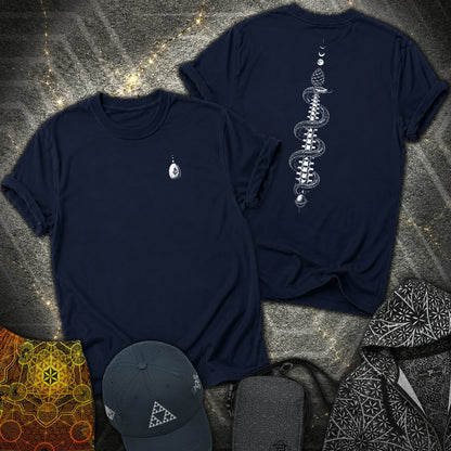 Sacred Coil - Sacred Coil 2 Sided T-Shirt - Navy