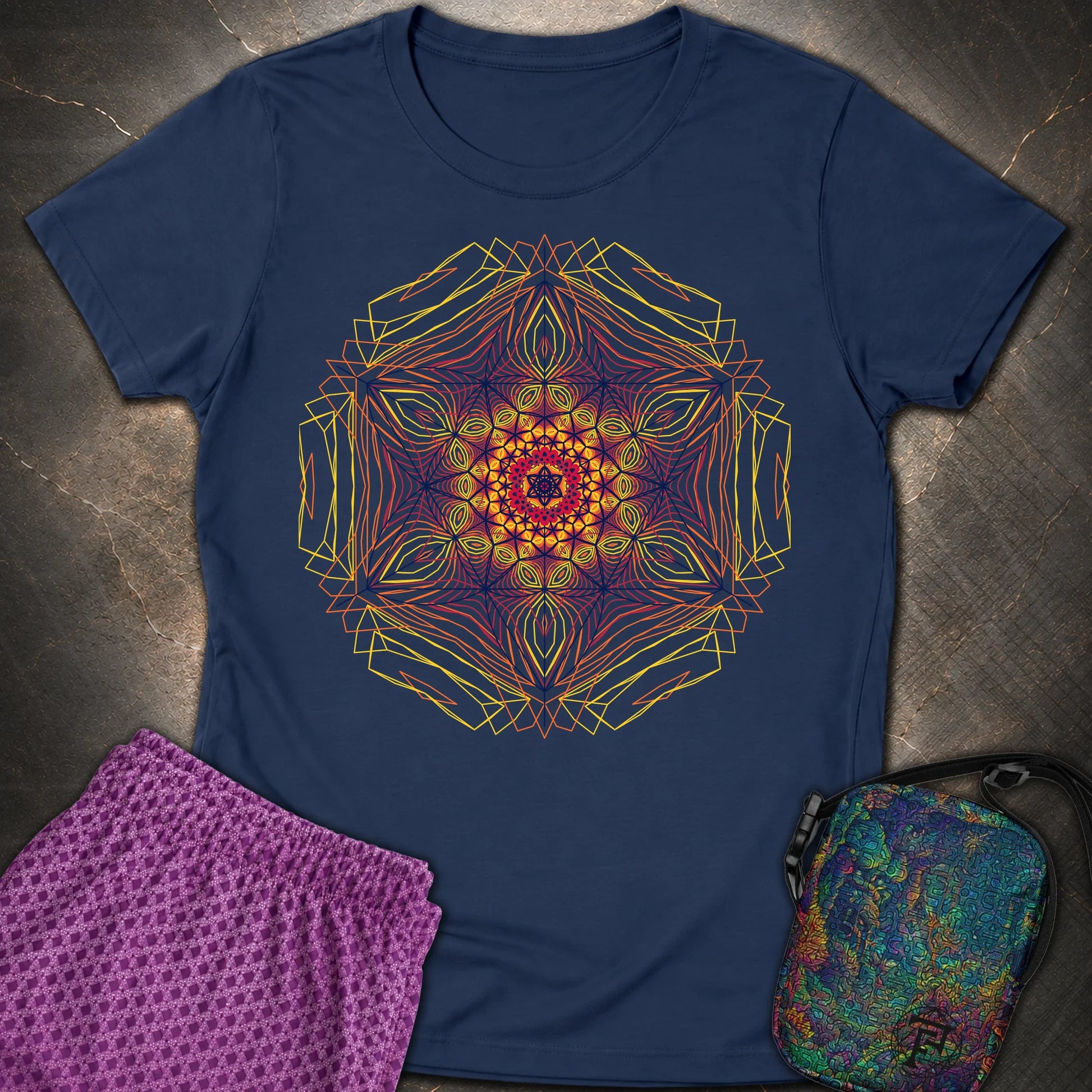 Solar Nexus - Solar Nexus Womens T-Shirt - Navy