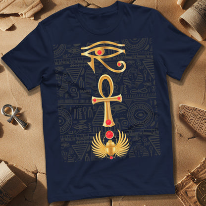 Horus Ankh Scarab Egypt T-Shirt
