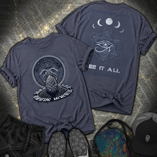 Beyond the Veil Heavyweight 2 Sided Comfort T-Shirt - Beyond the Veil Heavyweight 2 Sided Comfort T-Shirt - Navy