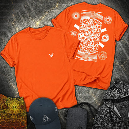 FramePace Geometry 2 Sided T-Shirt - FramePace Geometry 2 Sided T-Shirt - Orange