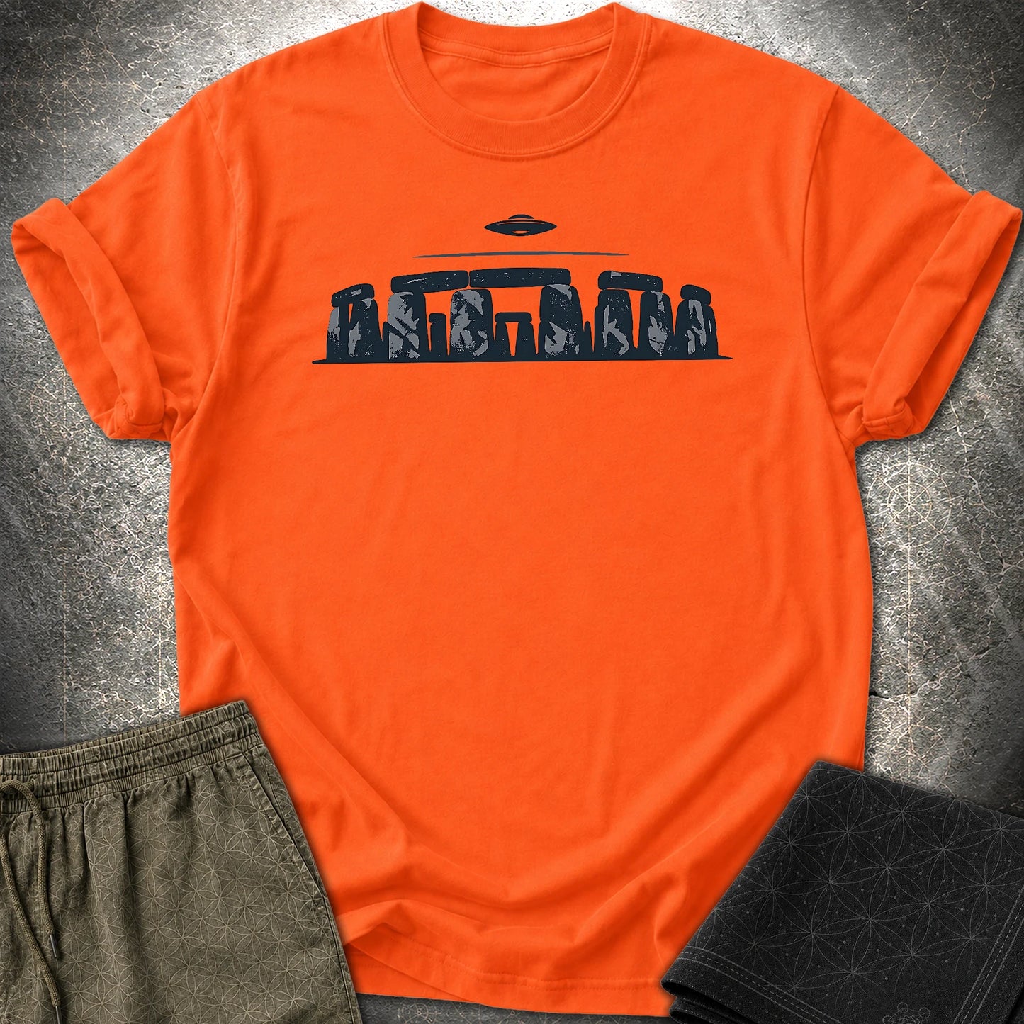 Kamienny Krąg I UFO - Kamienny Krąg I UFO T-Shirt - Orange
