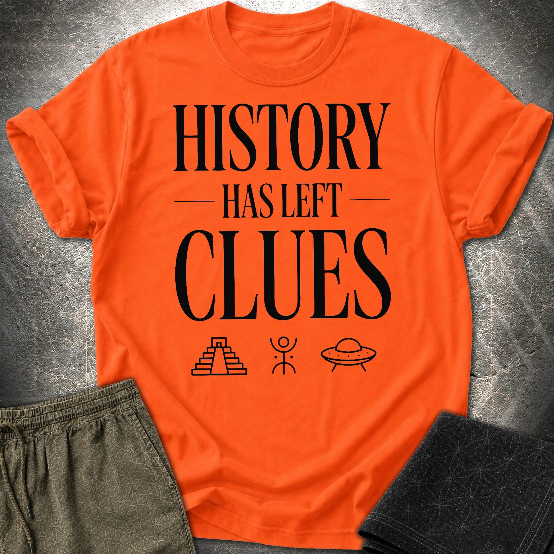 History Black - History Black T-Shirt - Orange