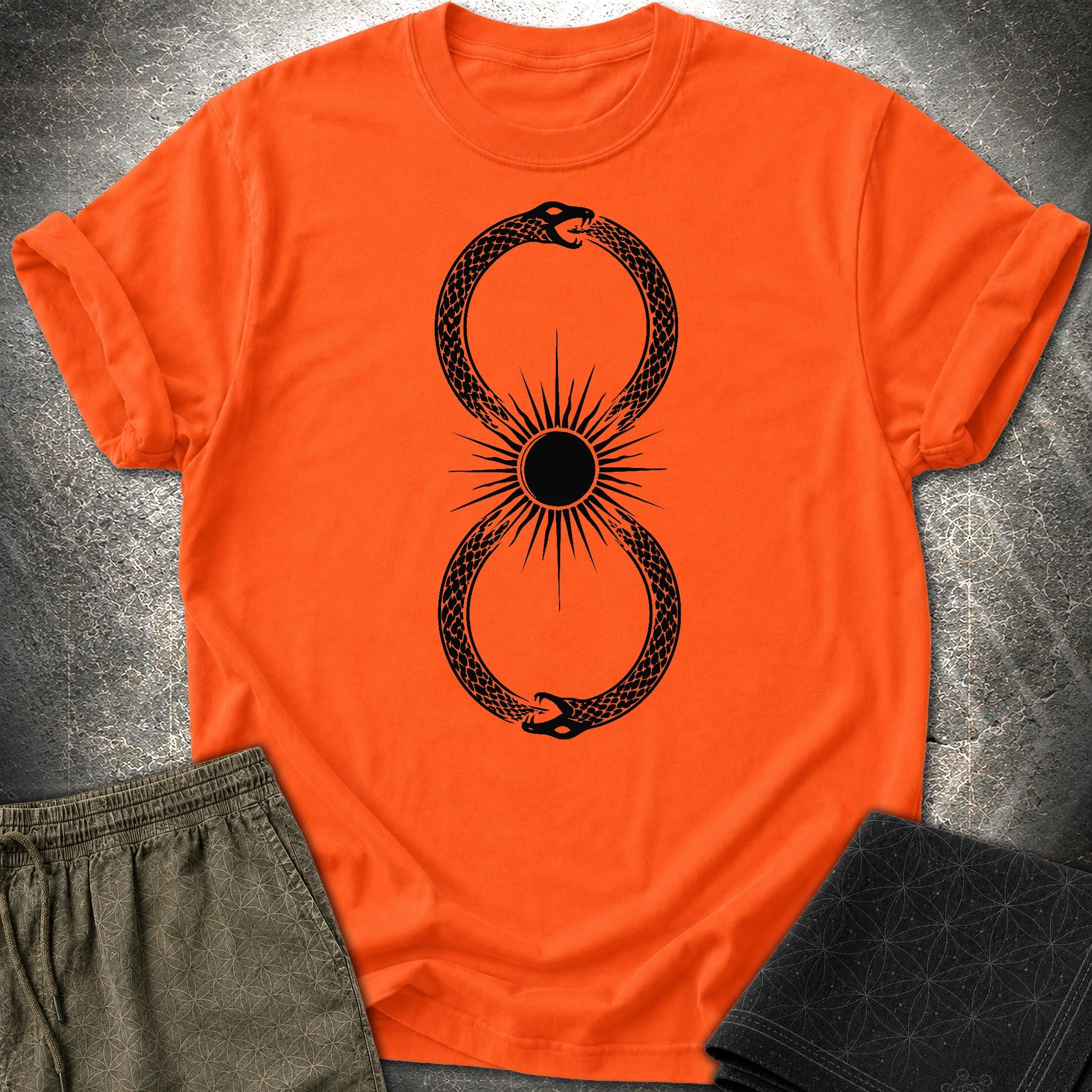 Ouroboros Sun - Ouroboros Sun T-Shirt - Orange