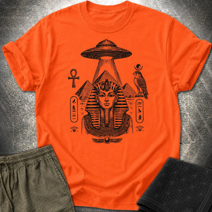 Pharaoh Under the Alien Light - Pharaoh Under the Alien Light T-Shirt - Orange