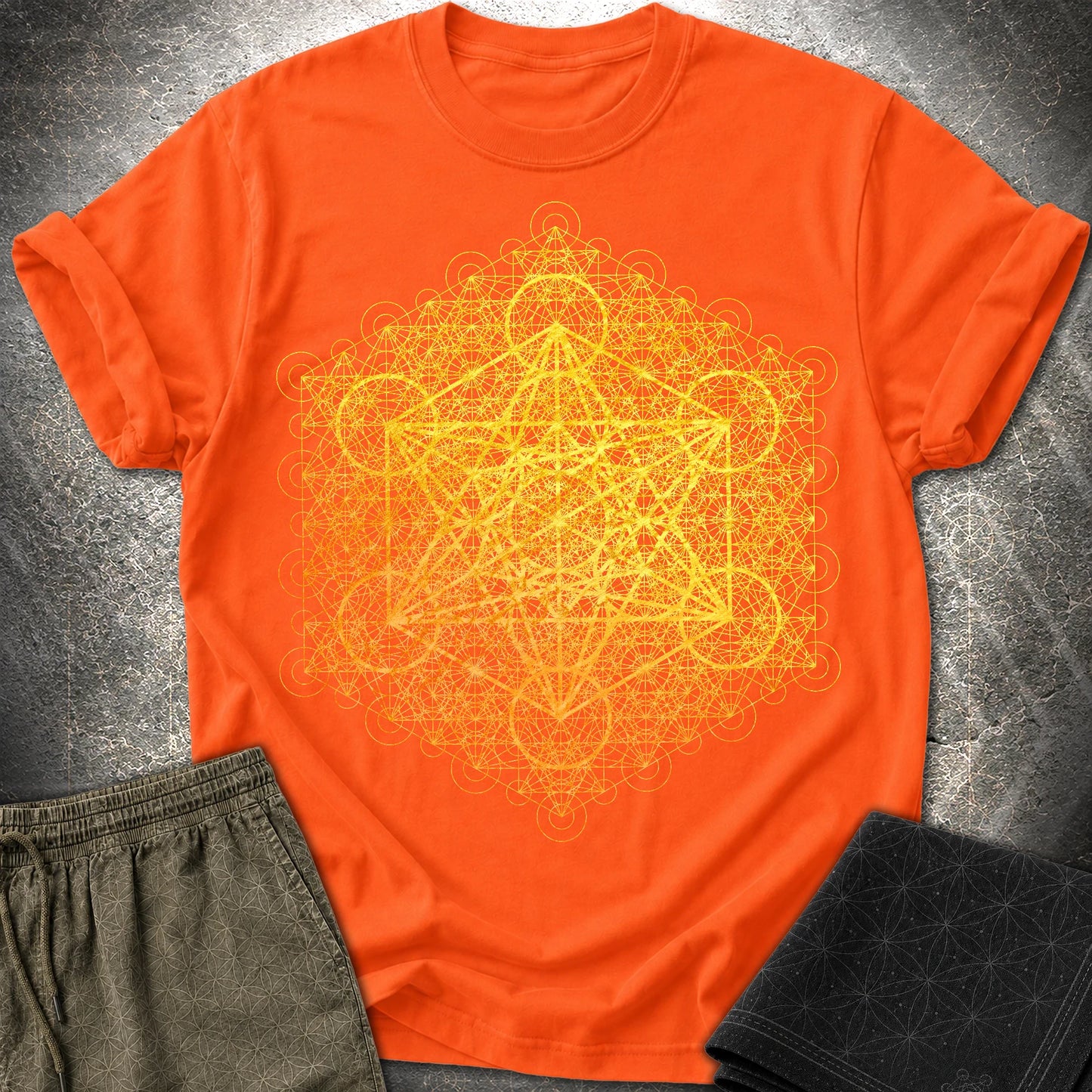 Metatron's Transcendence T-Shirt - Metatron's Transcendence T-Shirt - Orange