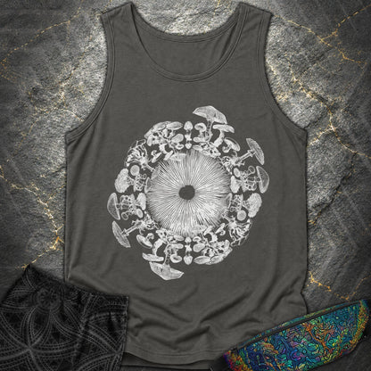 Mushroom Iris - Mushroom Iris Comfort Tank Top - Pepper