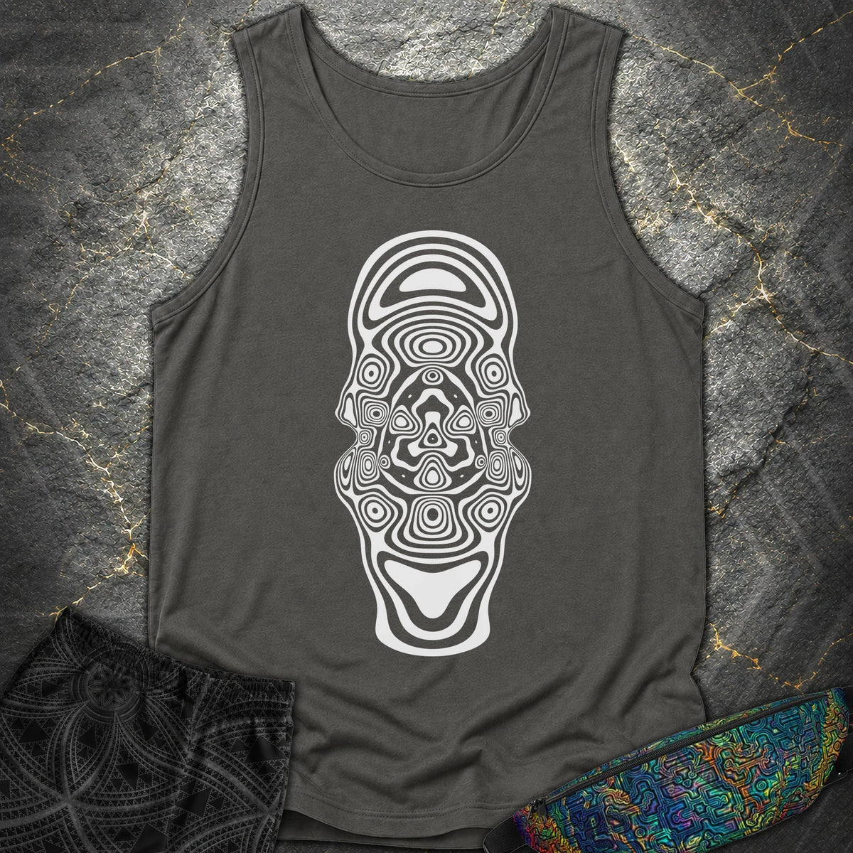 Mind Blown Comfort Tank Top - Mind Blown Comfort Tank Top - Pepper