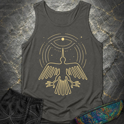 Geoglif Ptaka - Geoglif Ptaka Comfort Tank Top - Pepper