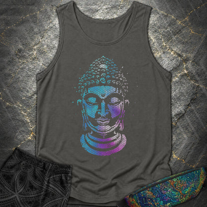 Buddha Flower Of Life Pattern Comfort Tank Top - Buddha Flower Of Life Pattern Comfort Tank Top - Pepper