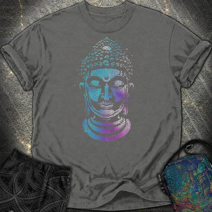 Buddha Flower Of Life Pattern Comfort T-Shirt - Buddha Flower Of Life Pattern Comfort T-Shirt - Pepper