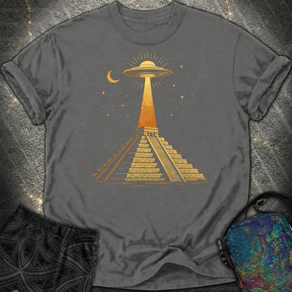 Piramida Majów I UFO - Piramida Majów I UFO Comfort T-Shirt - Pepper