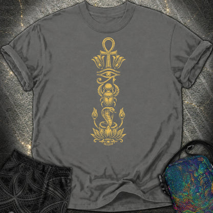 Ancient Egyptian Symbol Totem - Ancient Egyptian Symbol Totem Comfort T-Shirt - Pepper