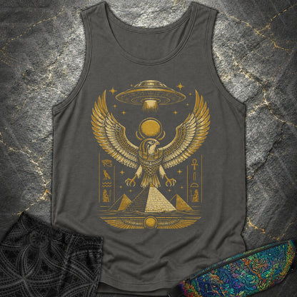 Falcon Guardian Beneath the Starship - Falcon Guardian Beneath the Starship Comfort Tank Top - Pepper