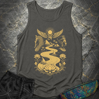 Golden Nile Between Two Crowns - Golden Nile Between Two Crowns Comfort Tank Top - Pepper