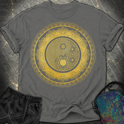 Yin Yang Gold T-Shirt - Yin Yang Gold Comfort T-Shirt - Pepper