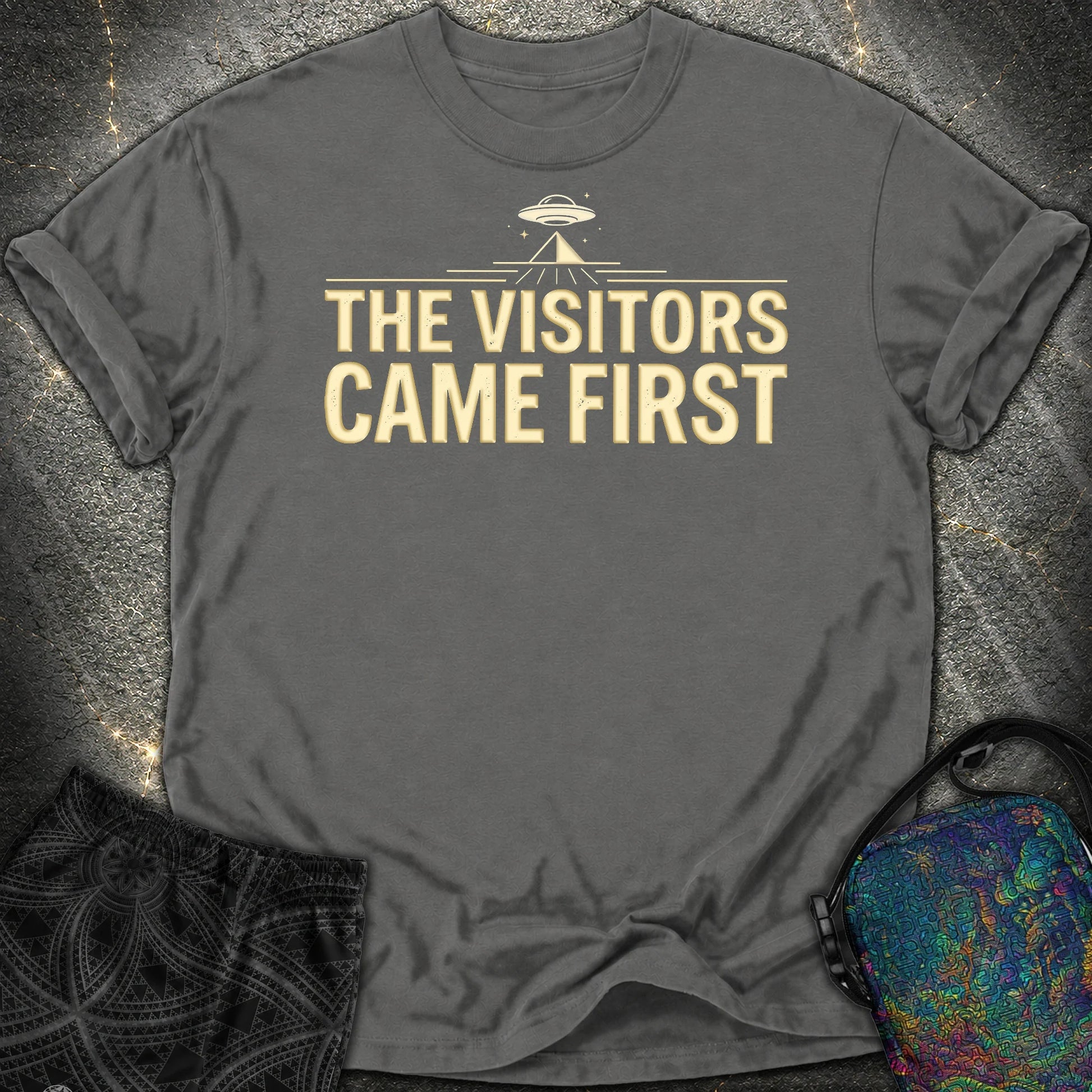 The Visittors Come First - The Visittors Come First Comfort T-Shirt - Pepper