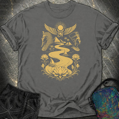 Golden Nile Between Two Crowns - Golden Nile Between Two Crowns Comfort T-Shirt - Pepper