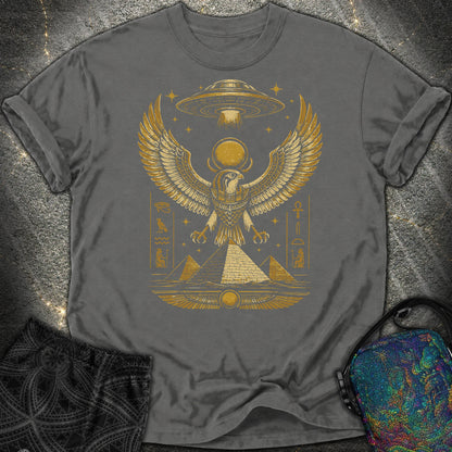 Falcon Guardian Beneath the Starship - Falcon Guardian Beneath the Starship Comfort T-Shirt - Pepper