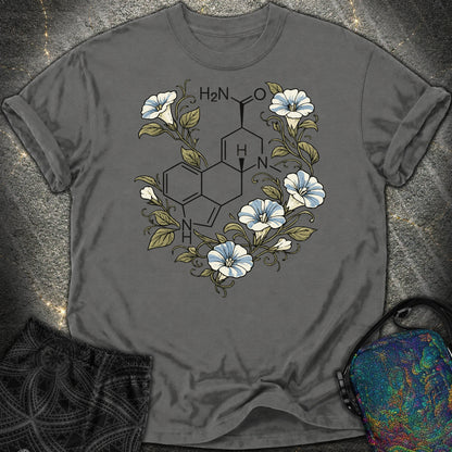 Morning Glory Molecule Color - Morning Glory Molecule Color Comfort T-Shirt - Pepper