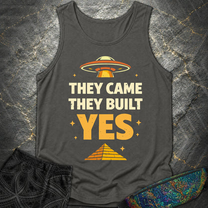 They Came They Built Yes - They Came They Built Yes Comfort Tank Top - Pepper