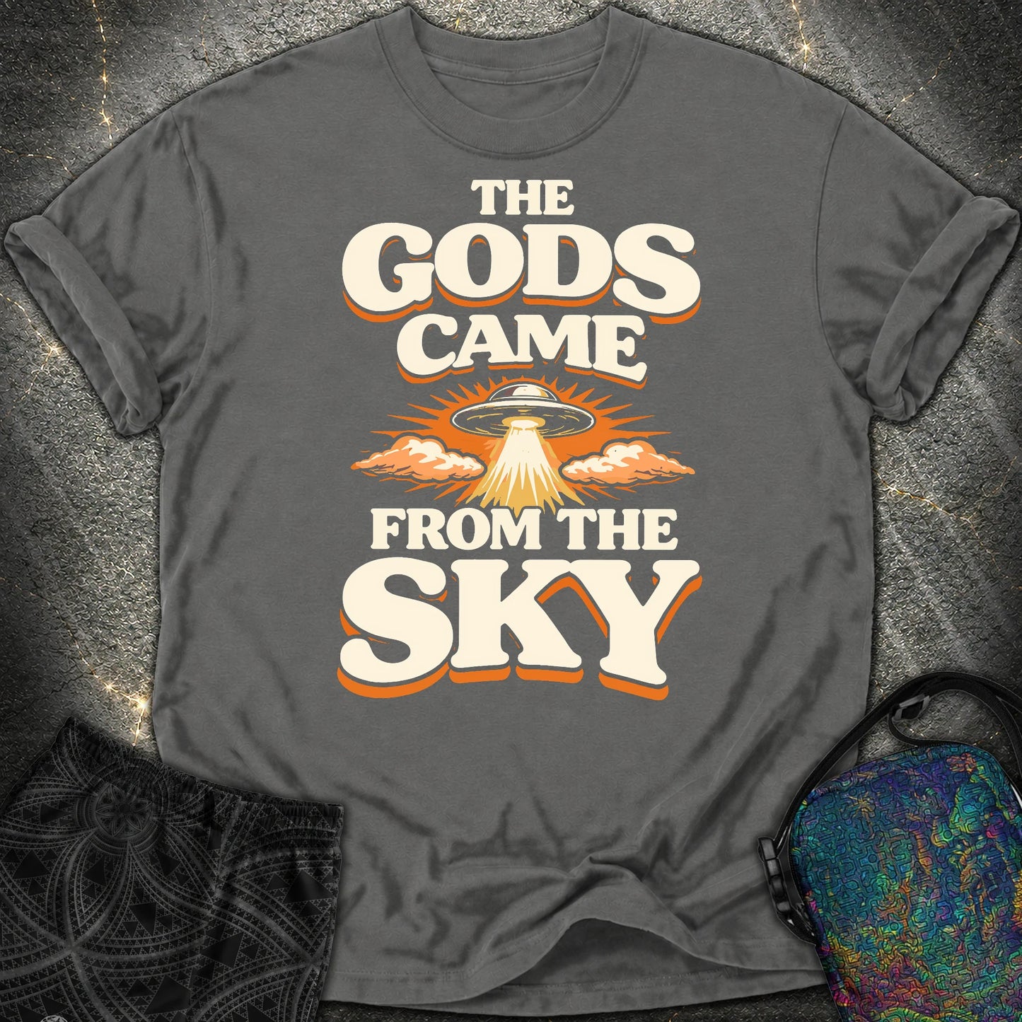 The Gods Came From Sky - The Gods Came From Sky Comfort T-Shirt - Pepper