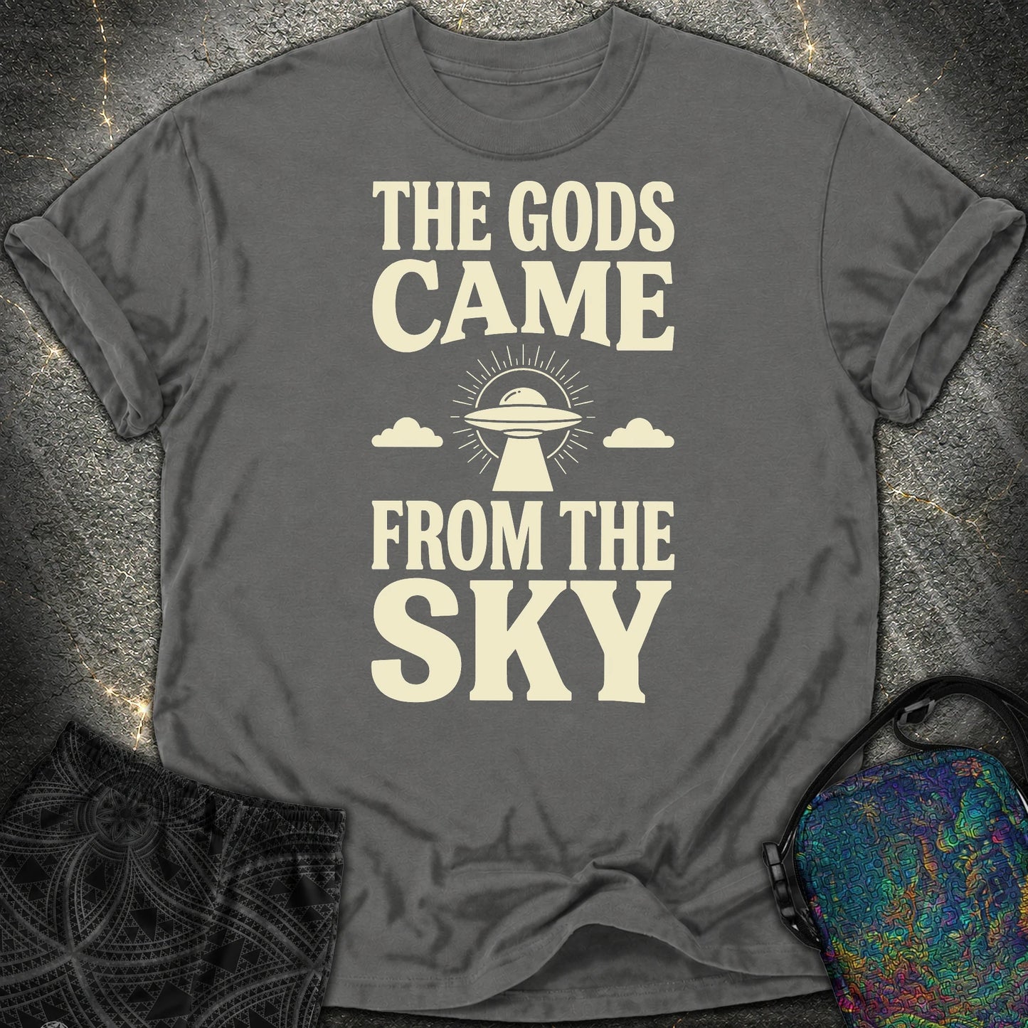 The Gods Come - The Gods Come Comfort T-Shirt - Pepper