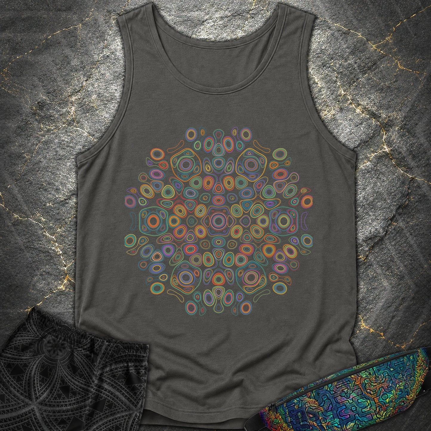 Frequency Of Color - Frequency Of Color Comfort Tank Top - Pepper