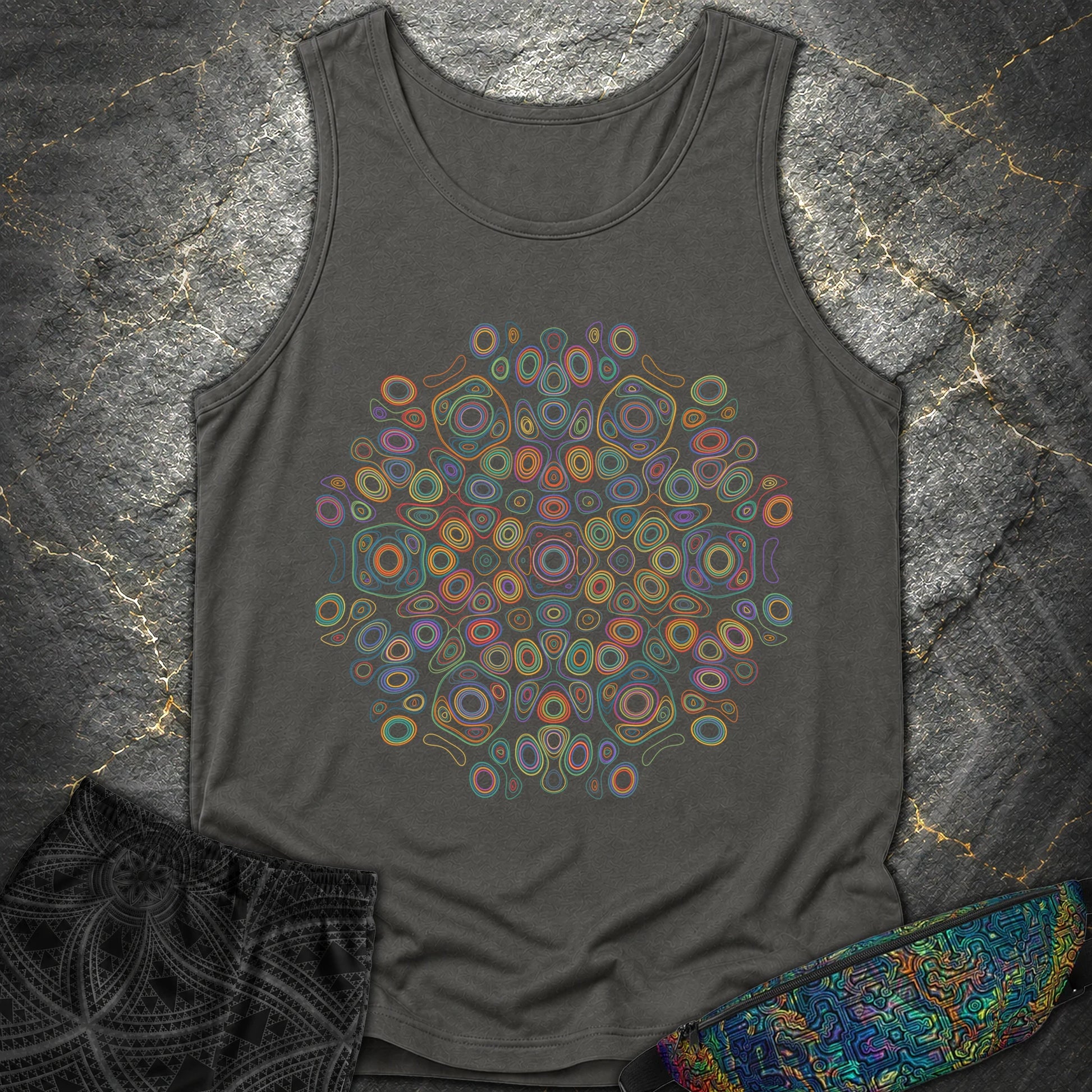 Frequency Of Color - Frequency Of Color Comfort Tank Top - Pepper