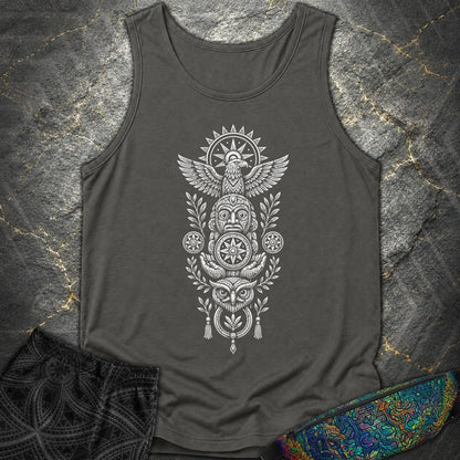 Totem White - Totem White Comfort Tank Top - Pepper