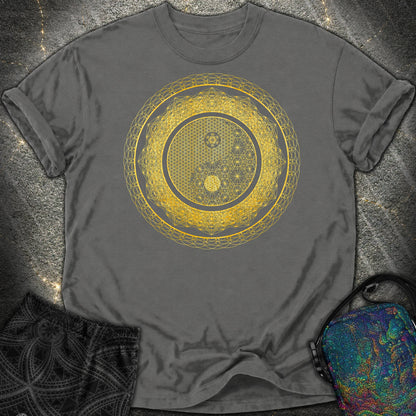 Yin Yang Gold Comfort T-Shirt - Yin Yang Gold Comfort T-Shirt - Pepper
