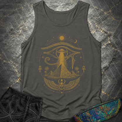 Ancient Eye Over the Pyramids - Ancient Eye Over the Pyramids Comfort Tank Top - Pepper
