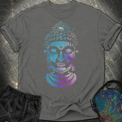 Buddha Flower Of Life Pattern Comfort T-Shirt - Buddha Flower Of Life Pattern Comfort T-Shirt - Pepper