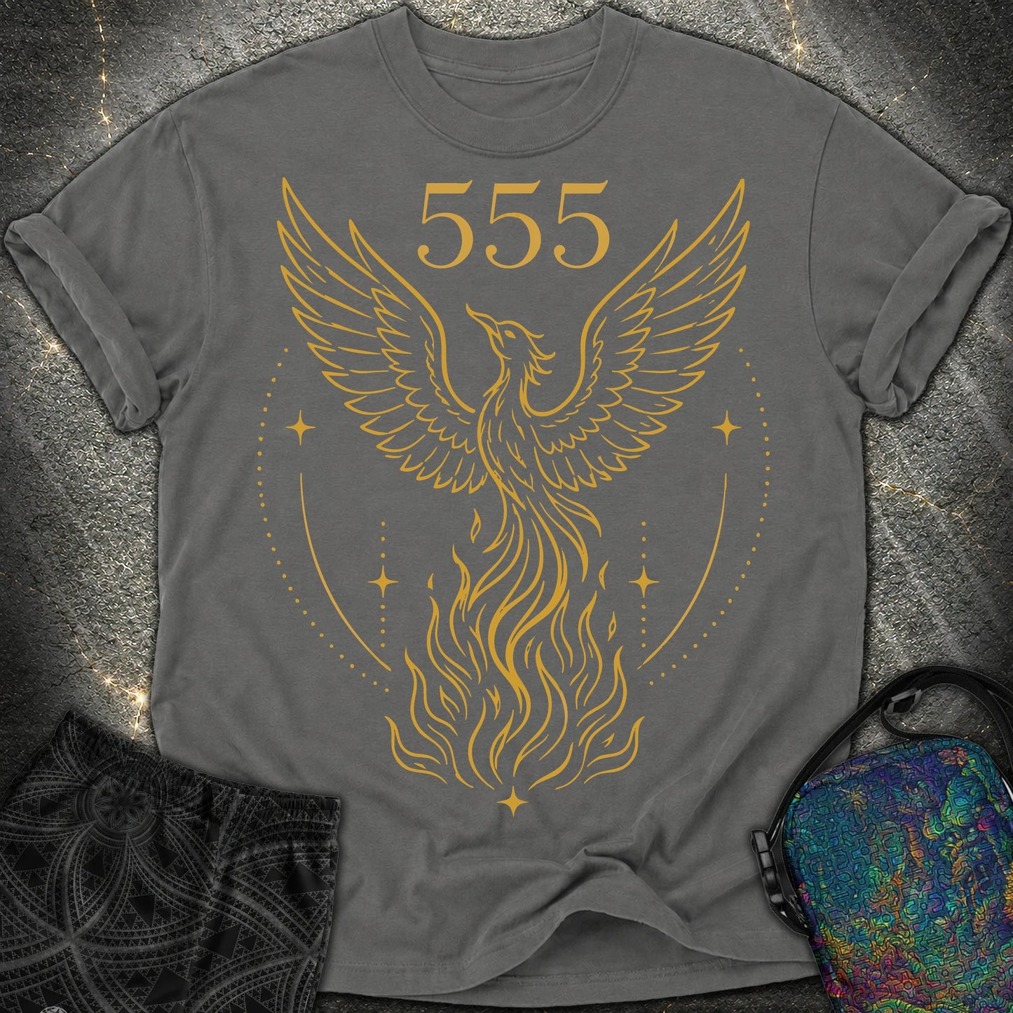 555 Angel Number Rebirth Comfort T-Shirt - 555 Angel Number Rebirth Comfort T-Shirt - Pepper