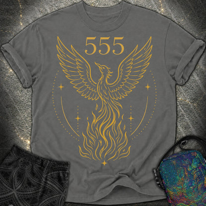 555 Angel Number Rebirth Comfort T-Shirt - 555 Angel Number Rebirth Comfort T-Shirt - Pepper