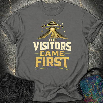 The Visitors Come First - The Visitors Come First Comfort T-Shirt - Pepper