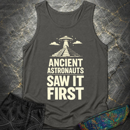 Ancient Astronaut Saw It First - Ancient Astronaut Saw It First Comfort Tank Top - Pepper