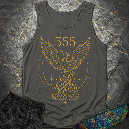 555 Angel Number Rebirth Comfort Tank Top - 555 Angel Number Rebirth Comfort Tank Top - Pepper