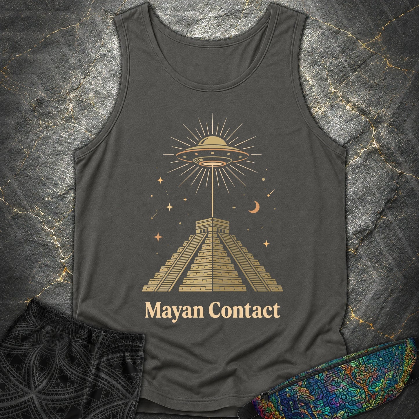 Piramida Majów I UFO 2 - Piramida Majów I UFO 2 Comfort Tank Top - Pepper