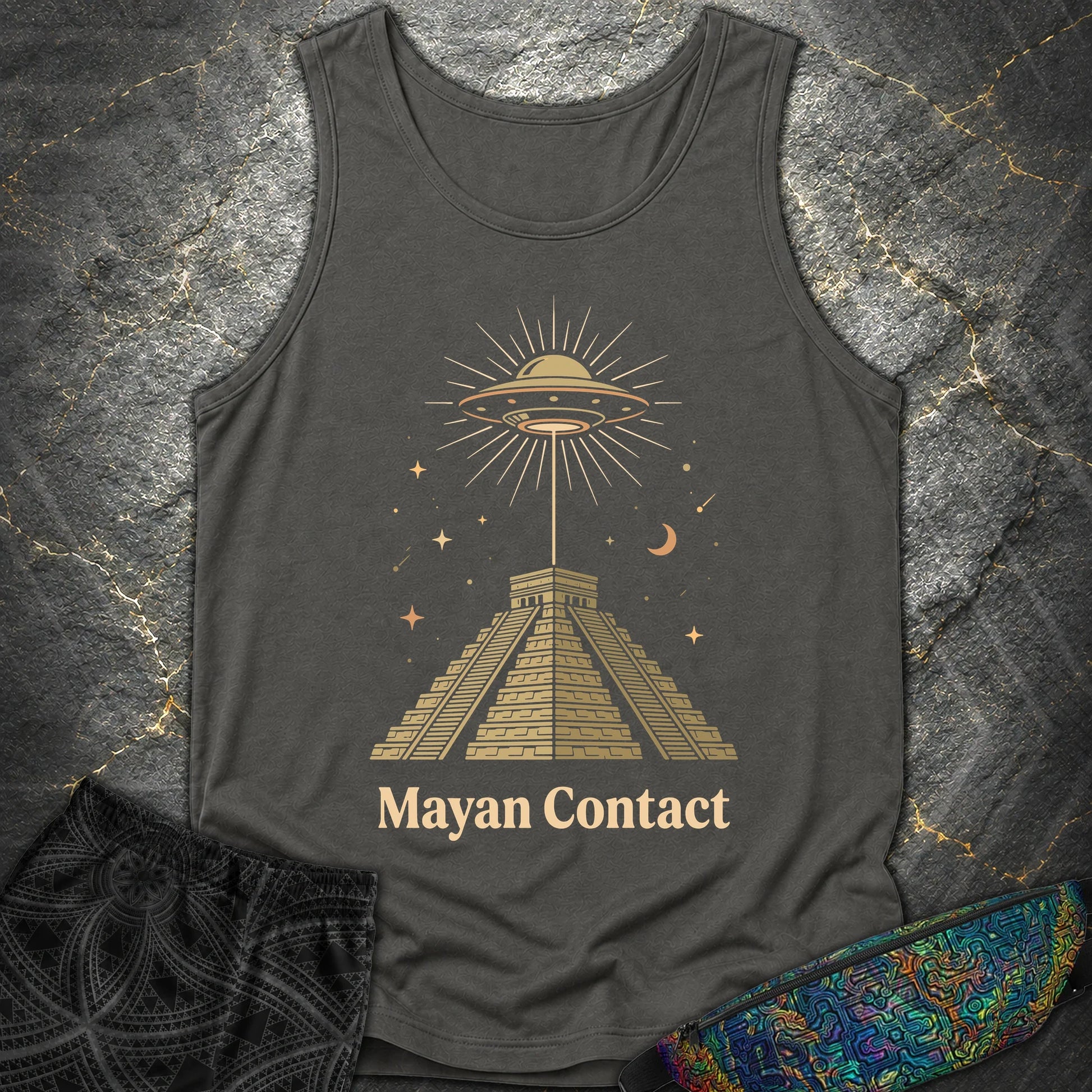Piramida Majów I UFO 2 - Piramida Majów I UFO 2 Comfort Tank Top - Pepper