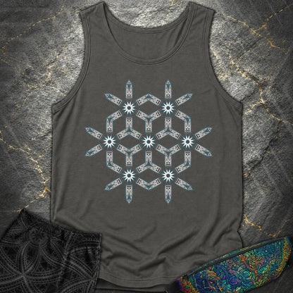 Tribal Geometry - Tribal Geometry Comfort Tank Top - Pepper