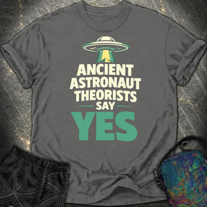 Ancient Astronaut Sey Yes 2 - Ancient Astronaut Sey Yes 2 Comfort T-Shirt - Pepper
