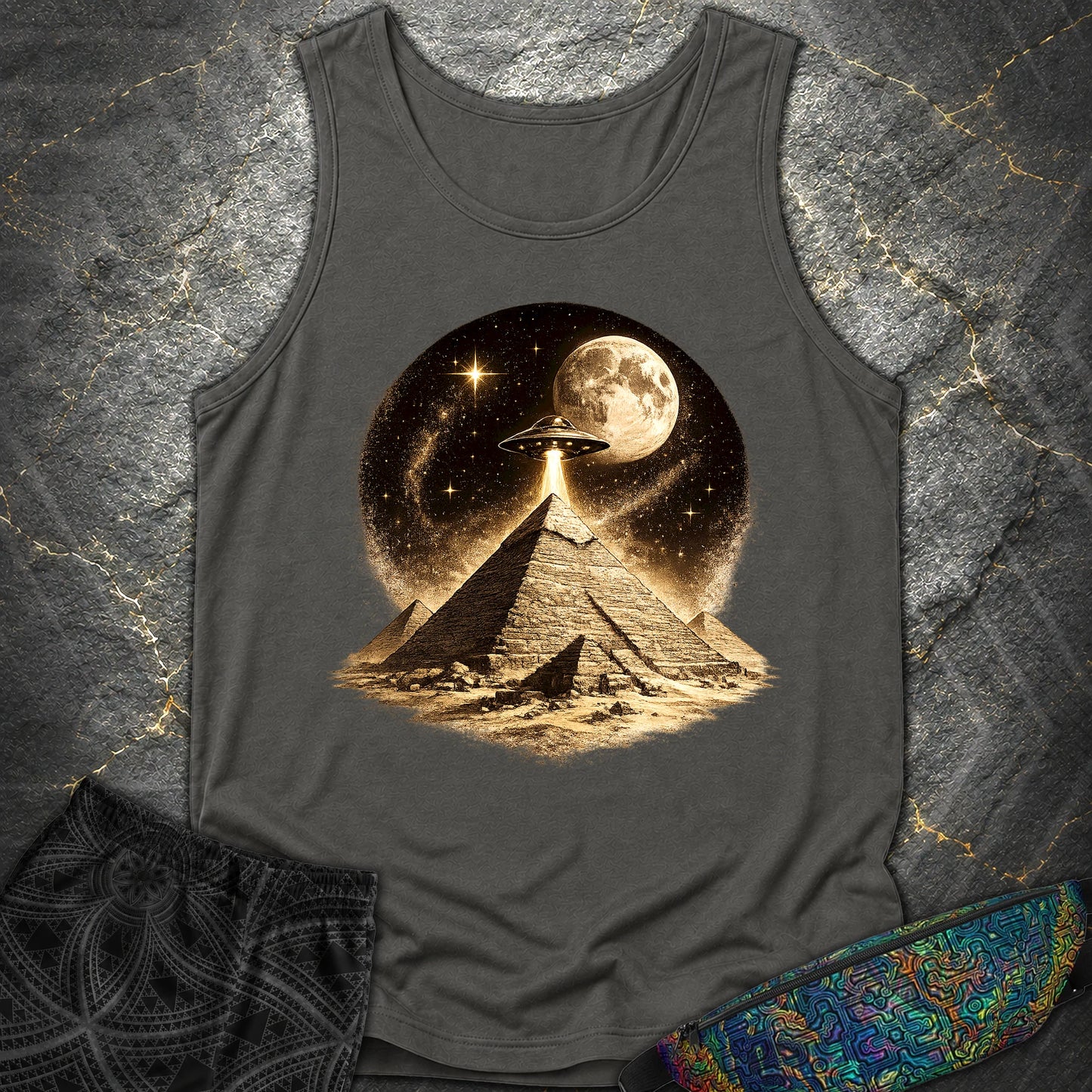 Giza Pyramid Maøe - Giza Pyramid Maøe Comfort Tank Top - Pepper